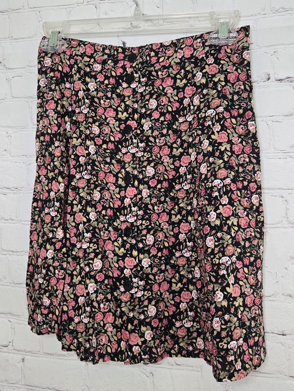 Vintage 90s Soft‎ grunge full button front mini skirt Pellini
